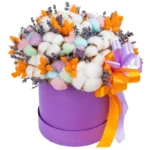 Шляпная коробка из хлопка «Морганит»